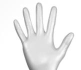 Rukavice jedn. - nitr.Stříbrné SPARKLE (100ks balení) 