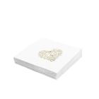 Ubrousky 33x33 2vrst. SVATBA (50ks) 