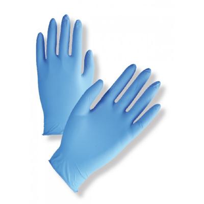Nitrilové rukavice, modré 