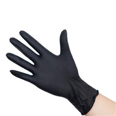 Nitrilové rukavice, černé