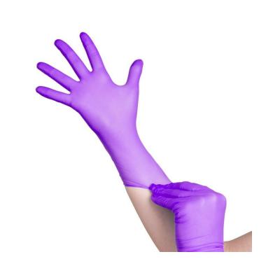 Nitrilové rukavice, fialové