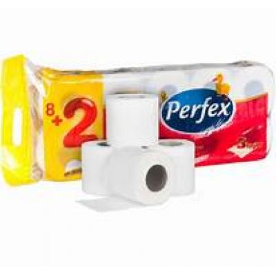 Toaletní papír PERFEX 3vrst. 100% celulóza